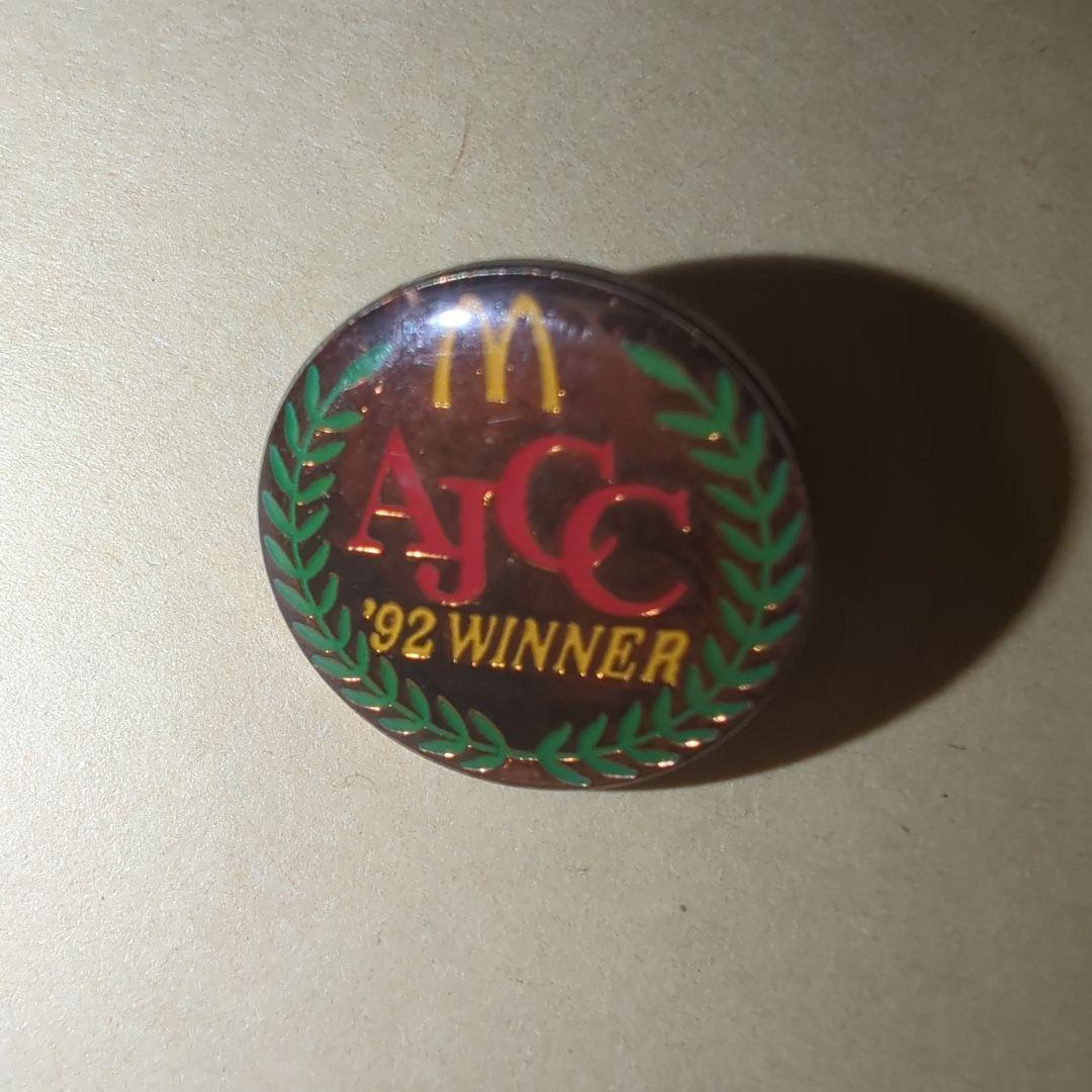 AJCC 1992 WINNER ピンバッジ マクドナルド - メルカリ
