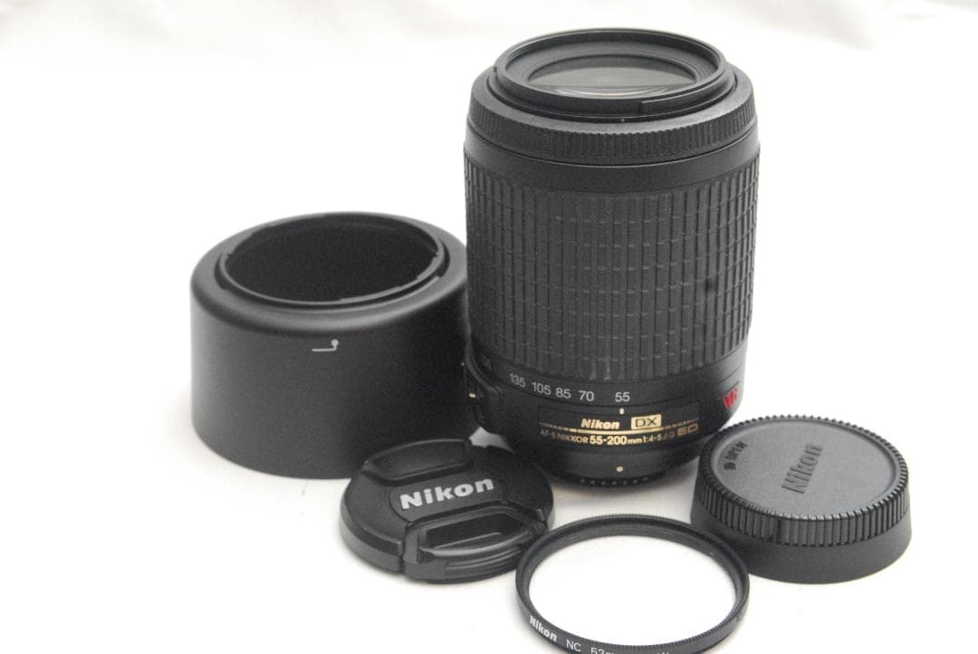 レンズ(ズーム) Nikon DX AF-S NIKKOR 55-200mm 1:4-5.6GVR Amazon.com : Nikon 55-200mm f/4-5.6G ED AF-S DX Autofocus Zoom