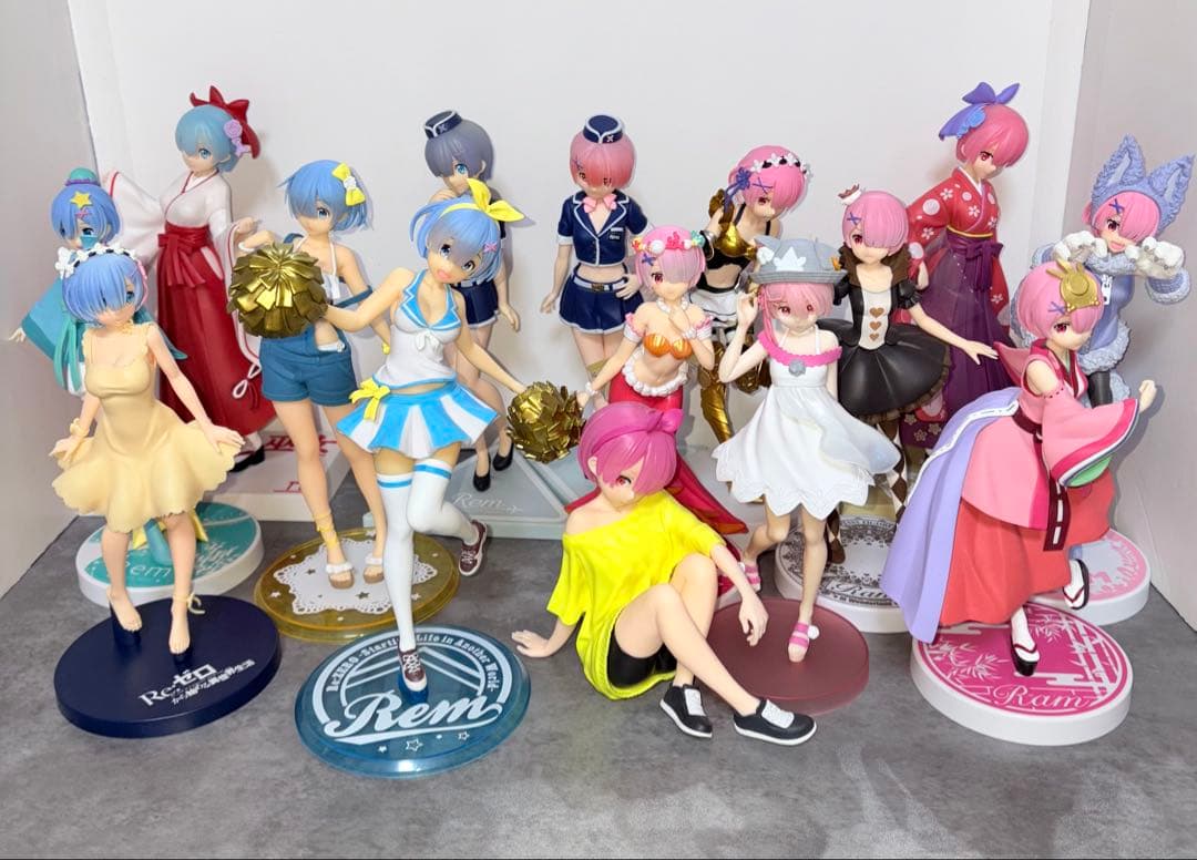 美少女 フィギュア まとめ売り Re:ゼロから始める異世界生活 レム ラム