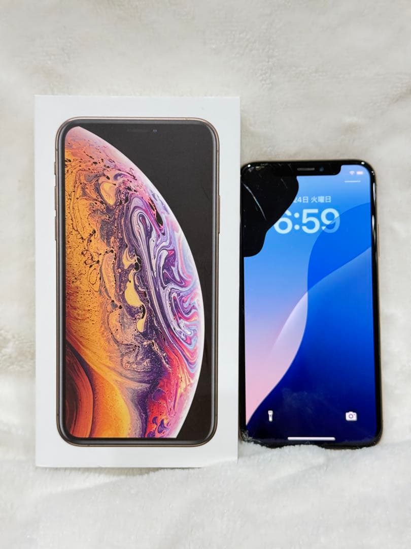 ジャンク品】Apple iPhone XS 256GB ゴールド - メルカリ