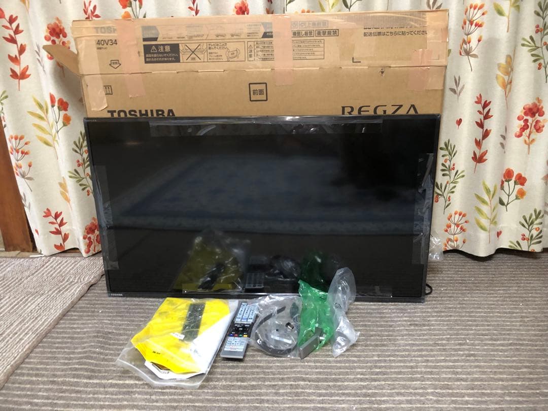 TOSHIBA REGZA 40V34 テレビ　未使用品 REGZA（レグザ） TOSHIBA 東芝 REGZA 40V34 40V型 液晶テレビ フル