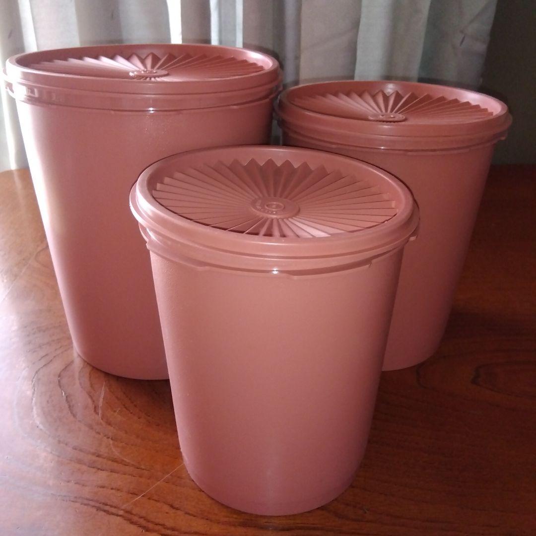 タッパーウェア マキシデコレーター スリーサイズセット レトロ - メルカリ