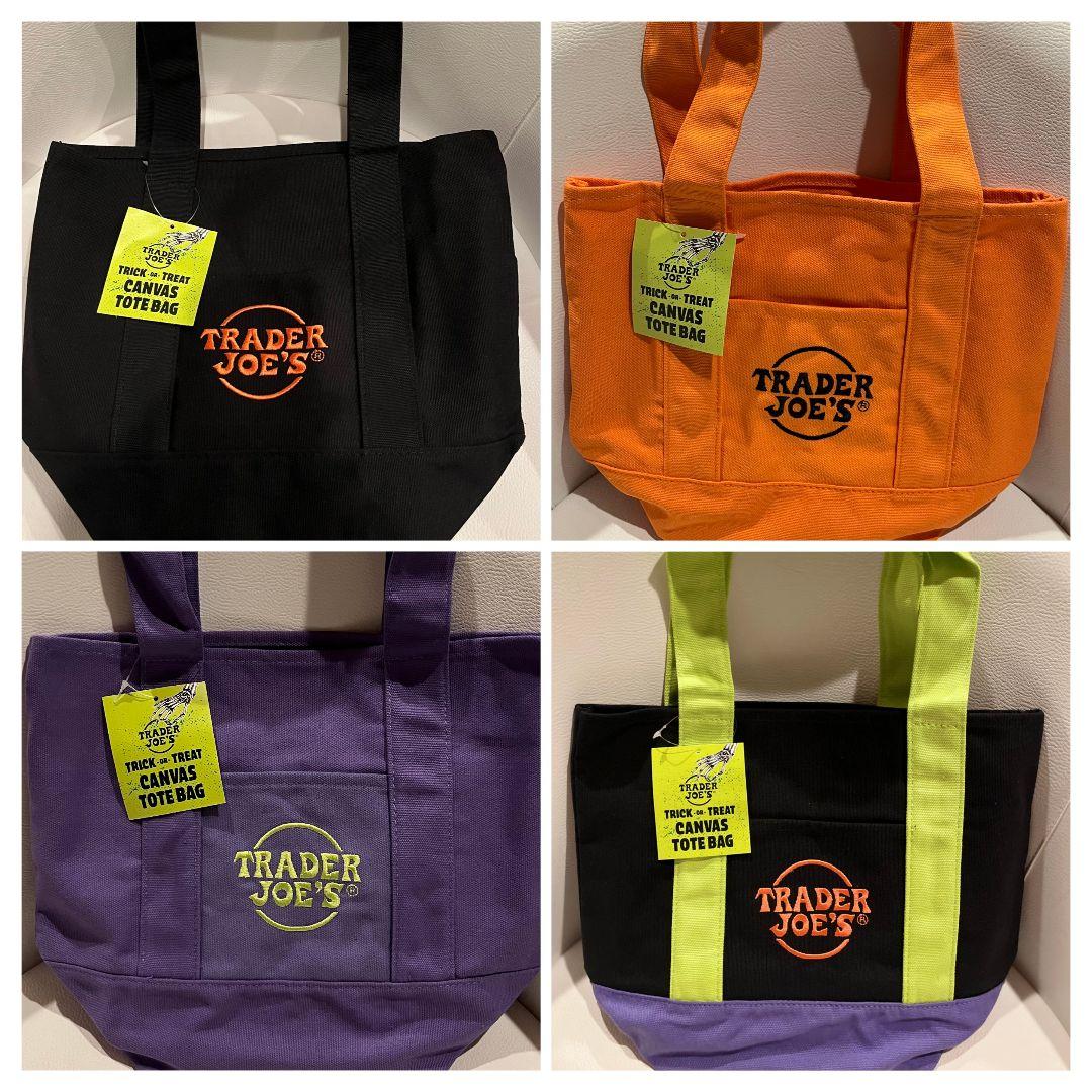 TRADER JOE'S トレジョ ハロウィンミニトートバッグ 4色セット限定品