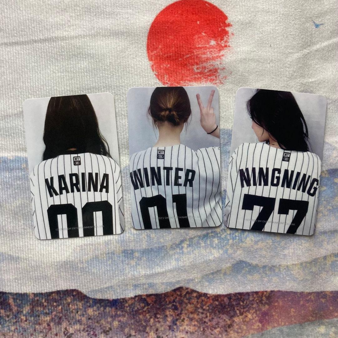 aespa MD ユニフォーム ウィンター セット winter 野球 トレカ