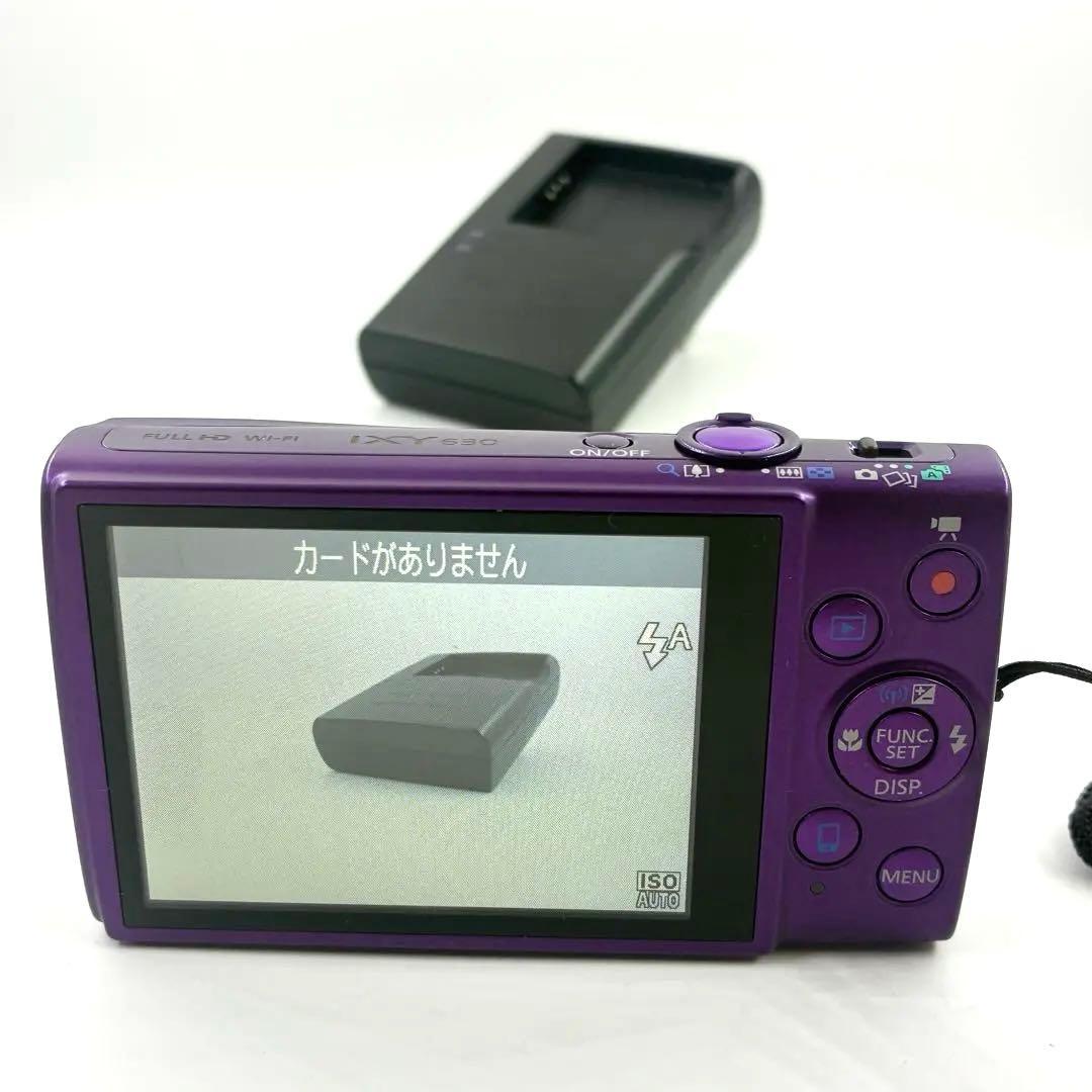 Canon IXY630 パープル 動作品 - メルカリ