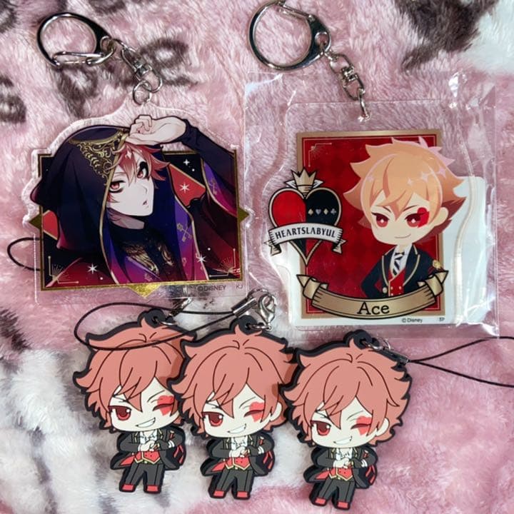 ツイステ エース トラッポラ ラバスト アクキー セット - メルカリ