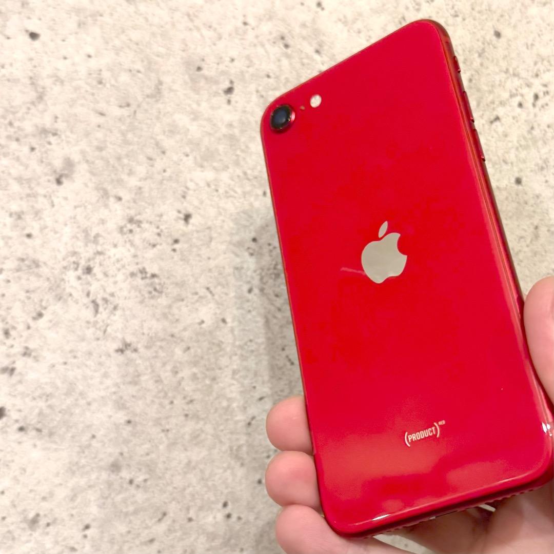 美品／箱説明書つき】iPhoneSE（第2世代）128GB Redロックなし