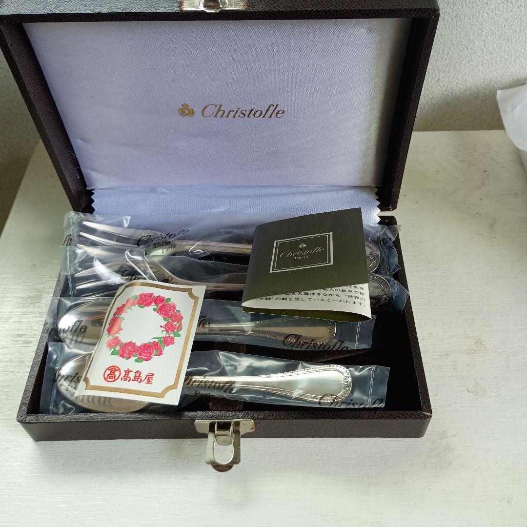 クリストフルスプーンフォークセット 3セットあり！クリストフル社スプーン・フォークセット フランス