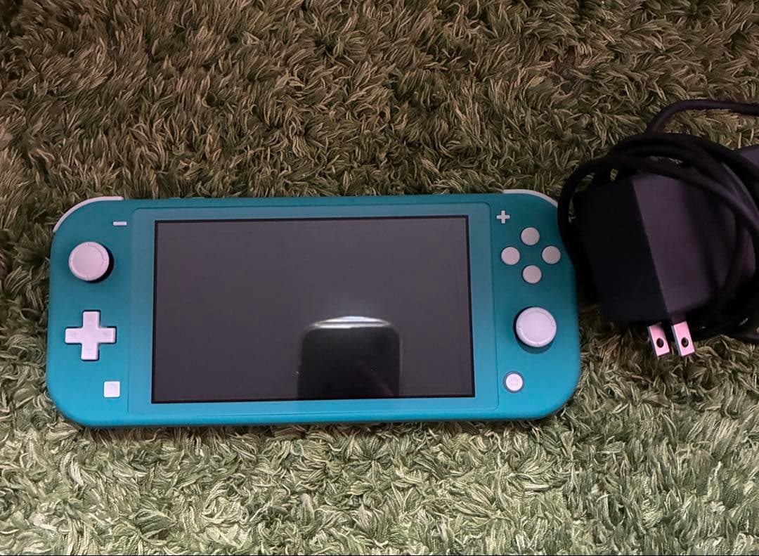 Nintendo Switch Lite ターコイズ 本体 ACアダプター付き - メルカリ