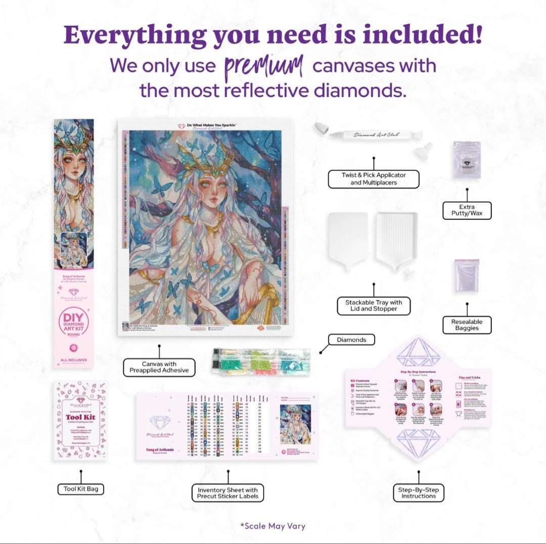 ダイヤモンドアートクラブ Song of Arthemis