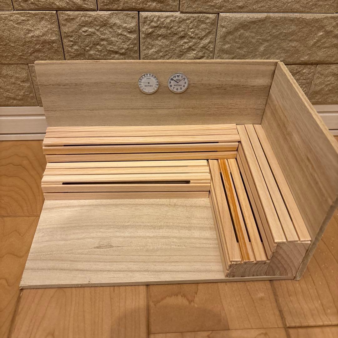 檜香る！ どうぶつサウナ サウナ室 ミニチュア ジオラマ サウナキット