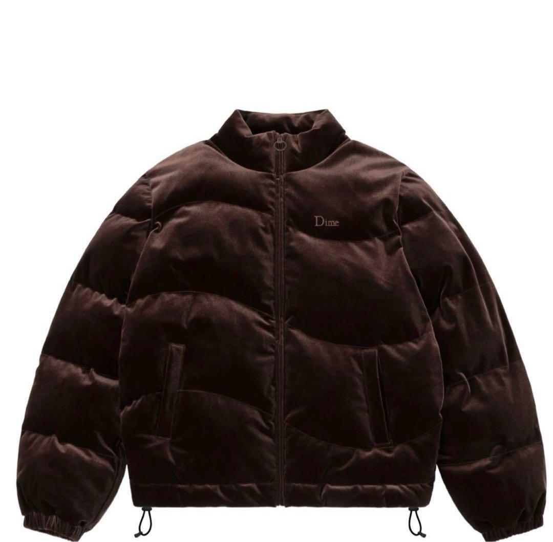 Dime ダウンジャケット XL ブラウン - メルカリ