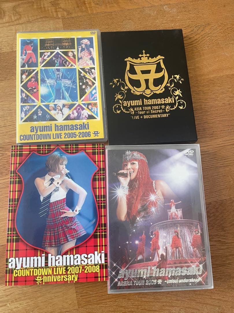 浜崎あゆみ LIVEDVD4枚セット avex - 浜崎あゆみ アルバム CD+DVD 4枚セット ブックレット付の通販