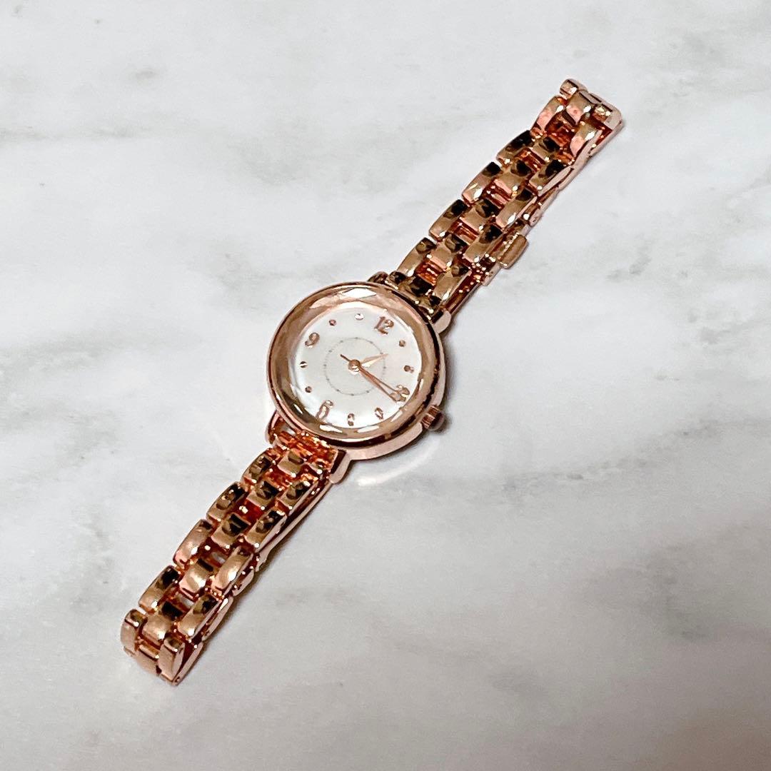 nattito 電池切れ 腕時計 レディース ピンクゴールド ジャンク品