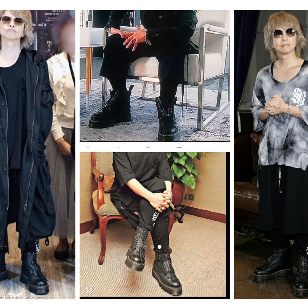 最新ブーツ ドクターマーチン シンクレアブーツ hyde結び - メルカリ