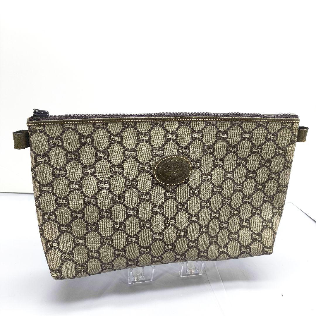 美品 グッチ プラス GG スプリーム チェーンショルダーバッグ クラッチ