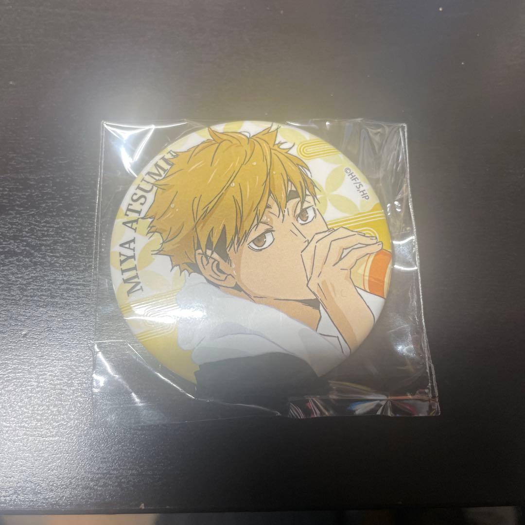 宮侑 極楽湯 缶バッジ ハイキュー - メルカリ