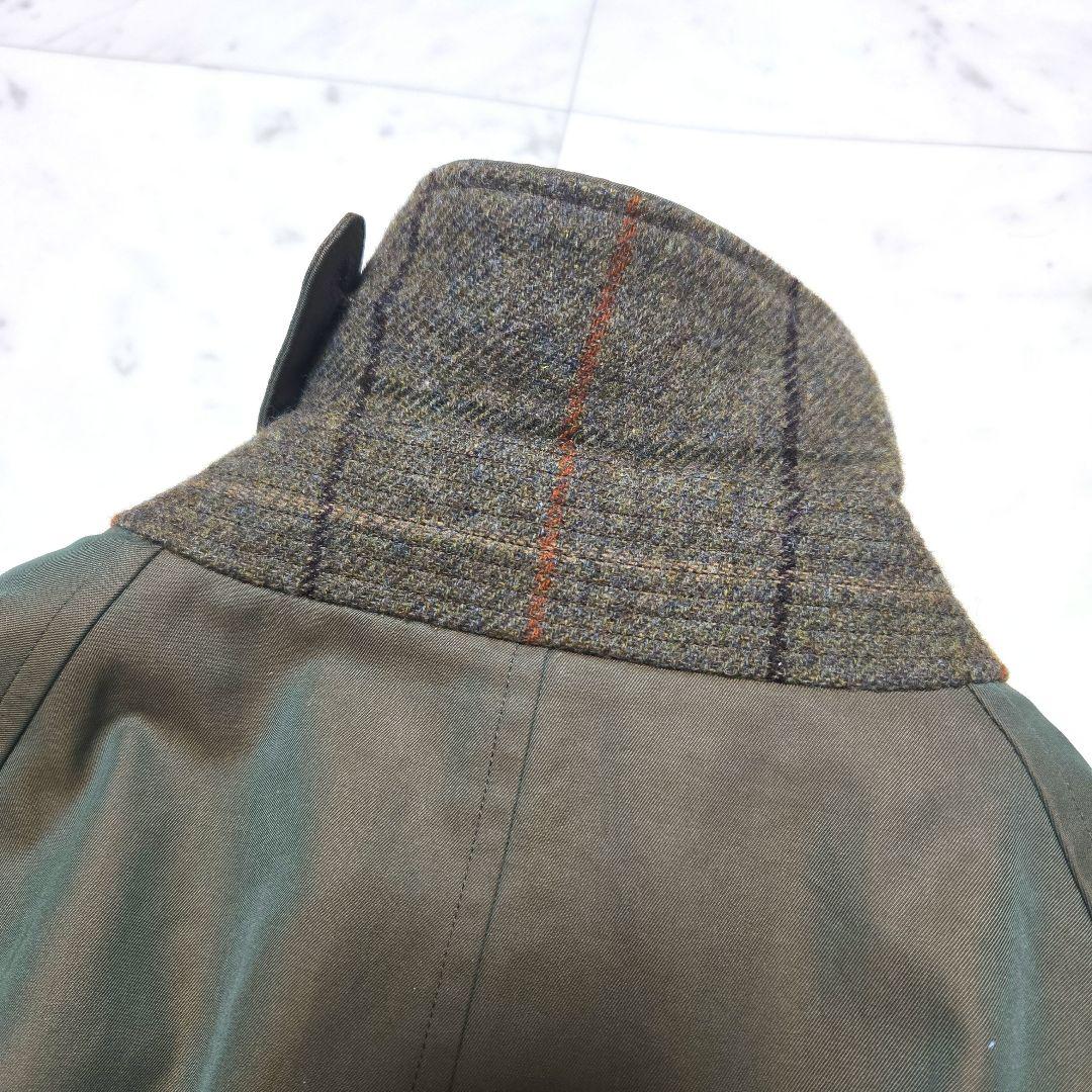 希少☆バーバリー プローサム白タグ 玉虫色 モッズコート ライナー