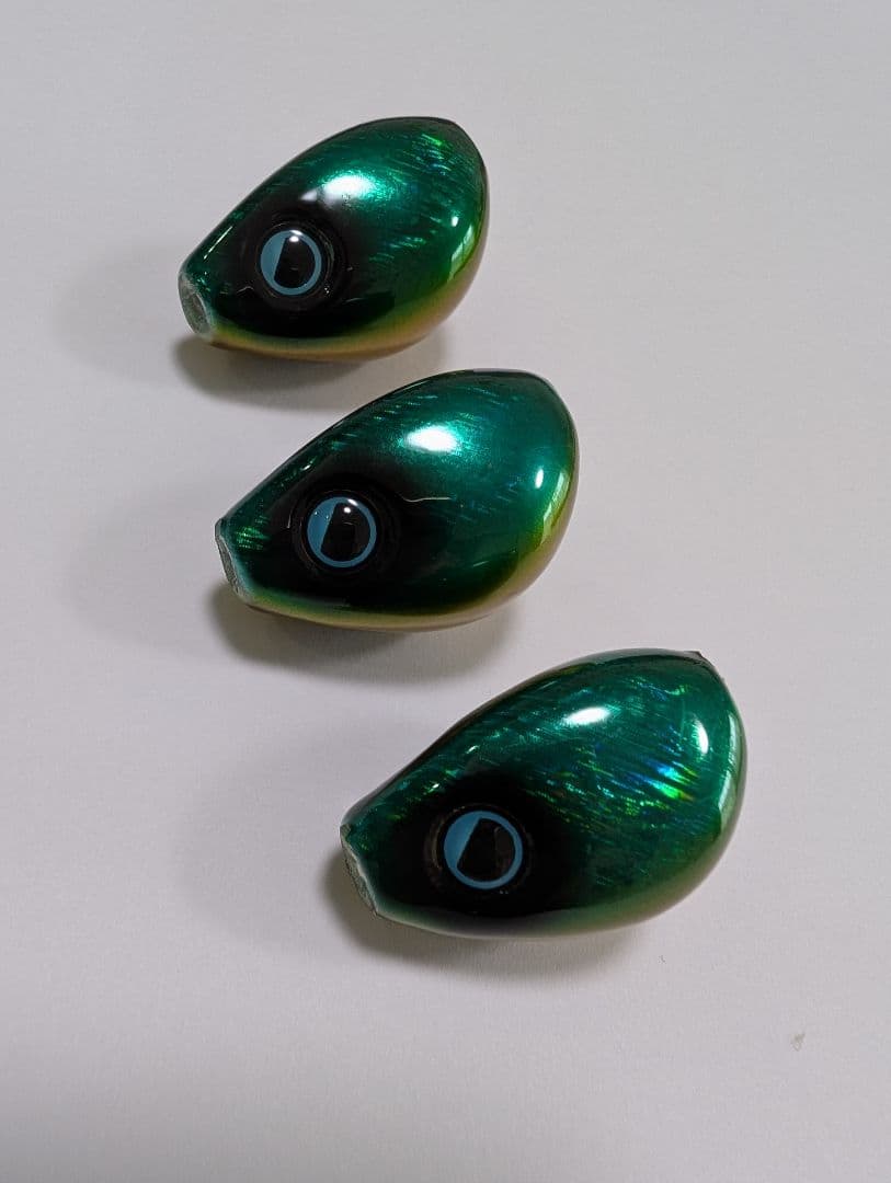 なみだまTG 3個セット タングステン グリーンゴールド ケイムラ