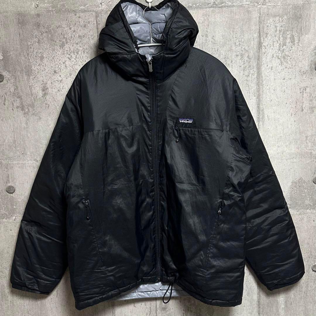 パタゴニア マイクロパフ フーディ パーカー 黒 M - メルカリ