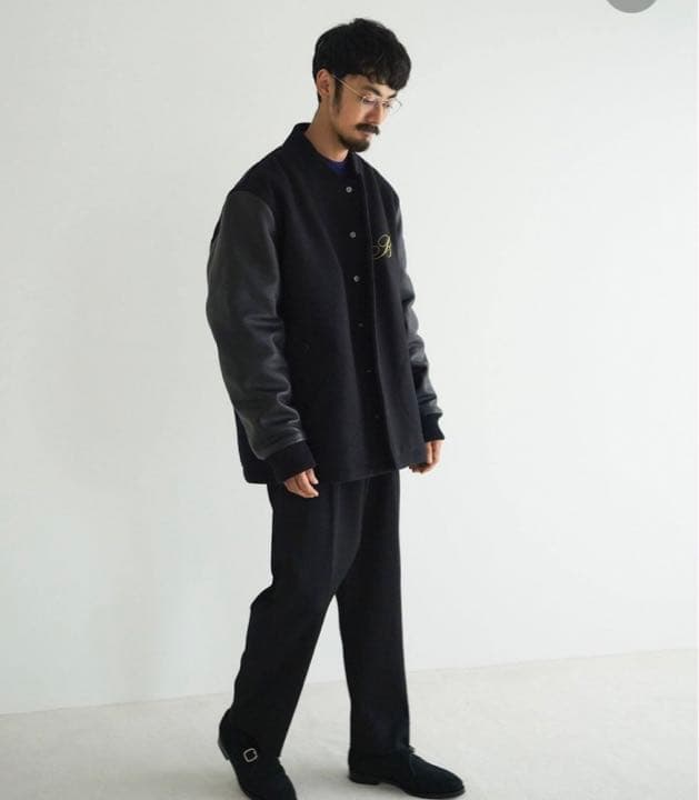 EDIFICE × Brooks Brothers 別注 ロゴ刺繍スタジャン - メルカリ