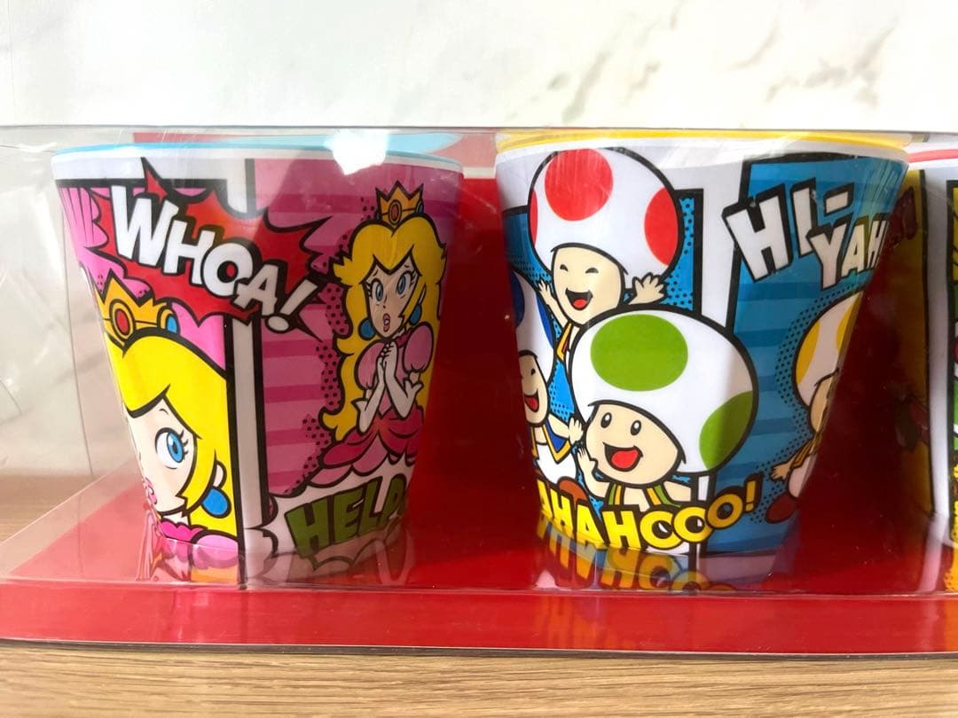 USJ ニンテンドーワールド⭐️スーパーマリオメラミンカップ 4個セット