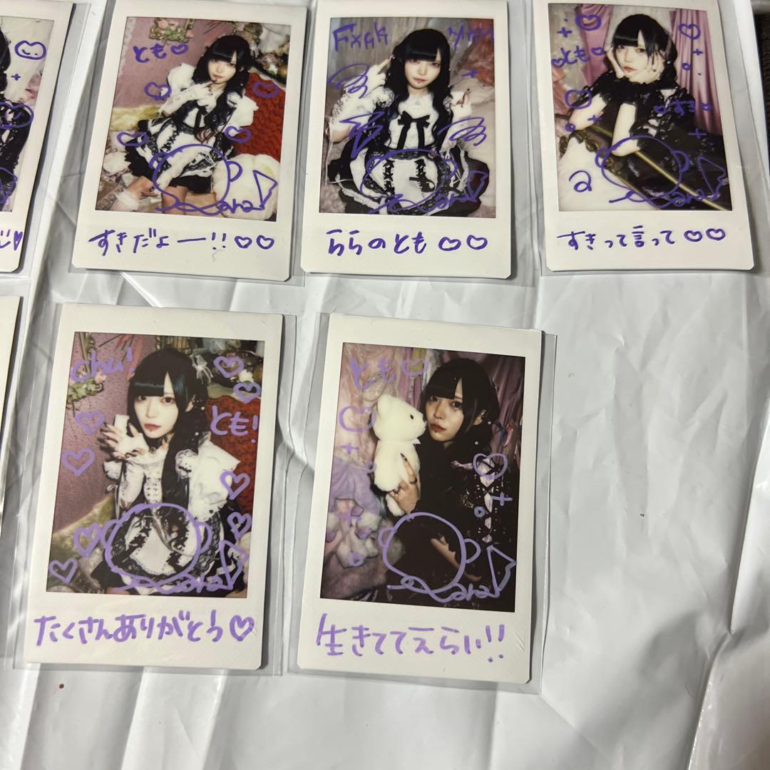 黒魅ららチェキブロマイドセット サイン入り ホロライブ 活動4周年記念