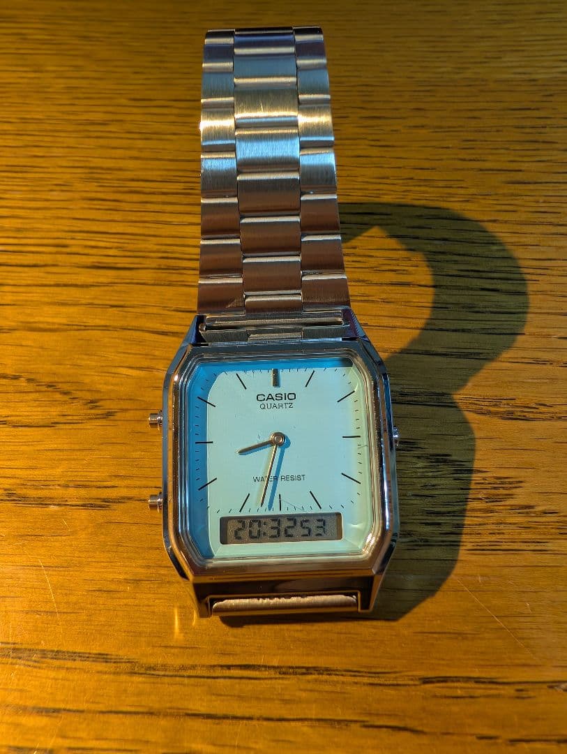 CASIO AQ-230 ターコイズ色 カシオ、レトロなアナデジ腕時計にターコイズブルーなど新色 - Impress