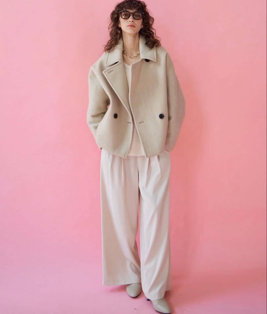 完売 SALE定価4万 アルシーヴ シャギーピーコート 38 - メルカリ