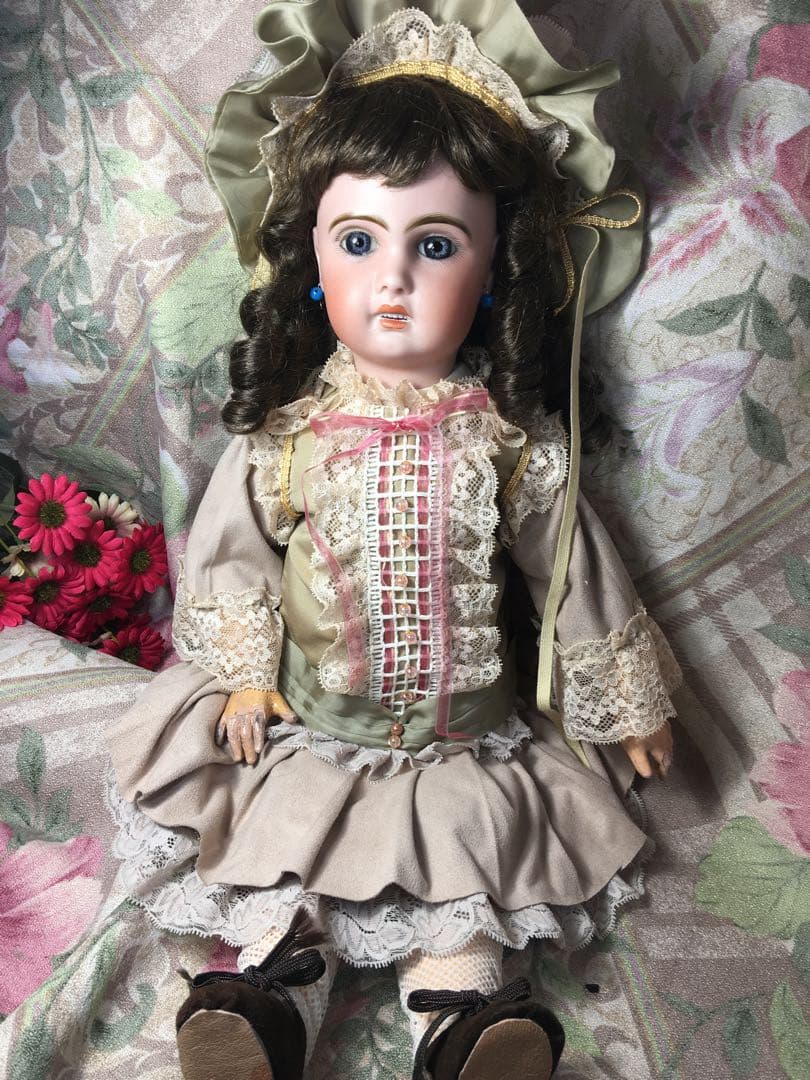9号 ジュモー 1907 アンティーク ビスク ドール - メルカリ