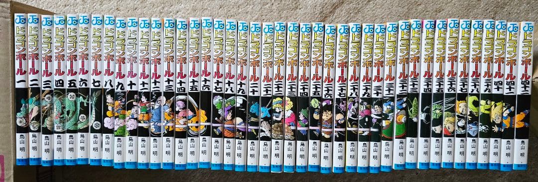 ドラゴンボール 旧装版全巻セット 1巻〜42巻 鳥山明 集英社 ドラゴンボール42巻 全巻セット 初版15冊含む DRAGONBALL 鳥山明