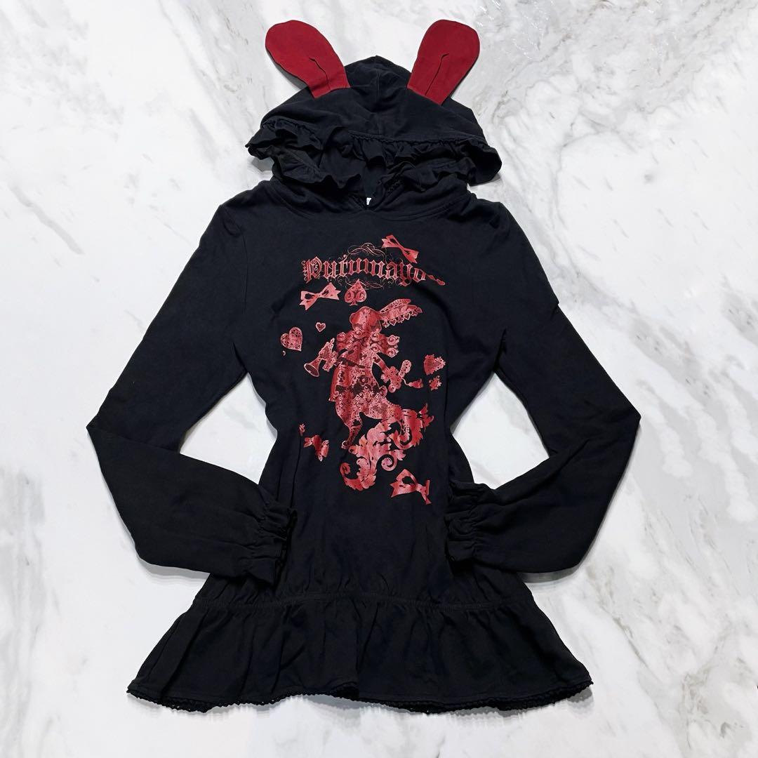 PUTUMAYO♡プトマヨ　希少　フード付きうさ耳ミニワンピ　パンク　ゴシック PUTUMAYO（プトマヨ）の古着 ゴス美品！ (Page 1)