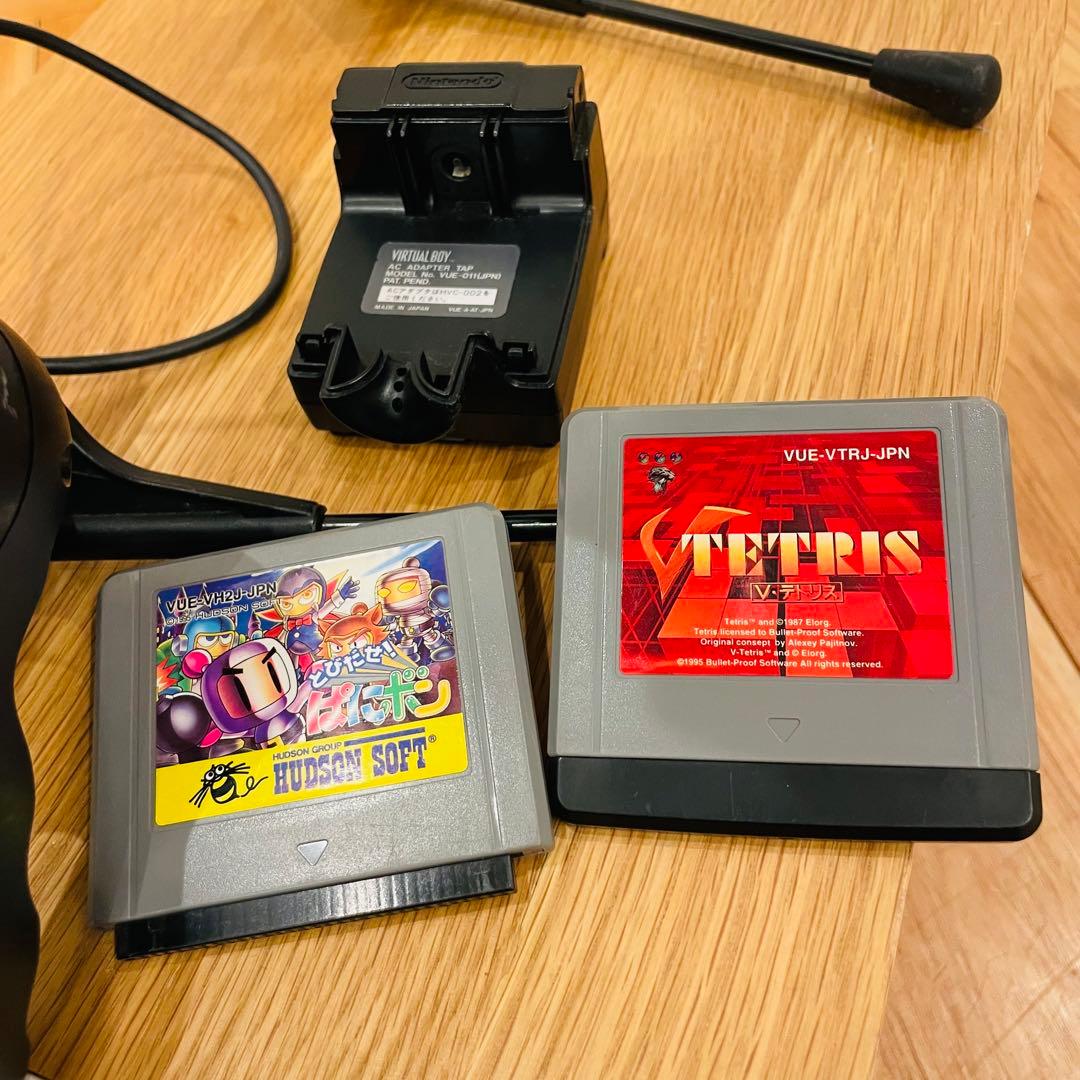 希少 レア ゲーム　バーチャルボーイ　動作品　ソフト2個付き