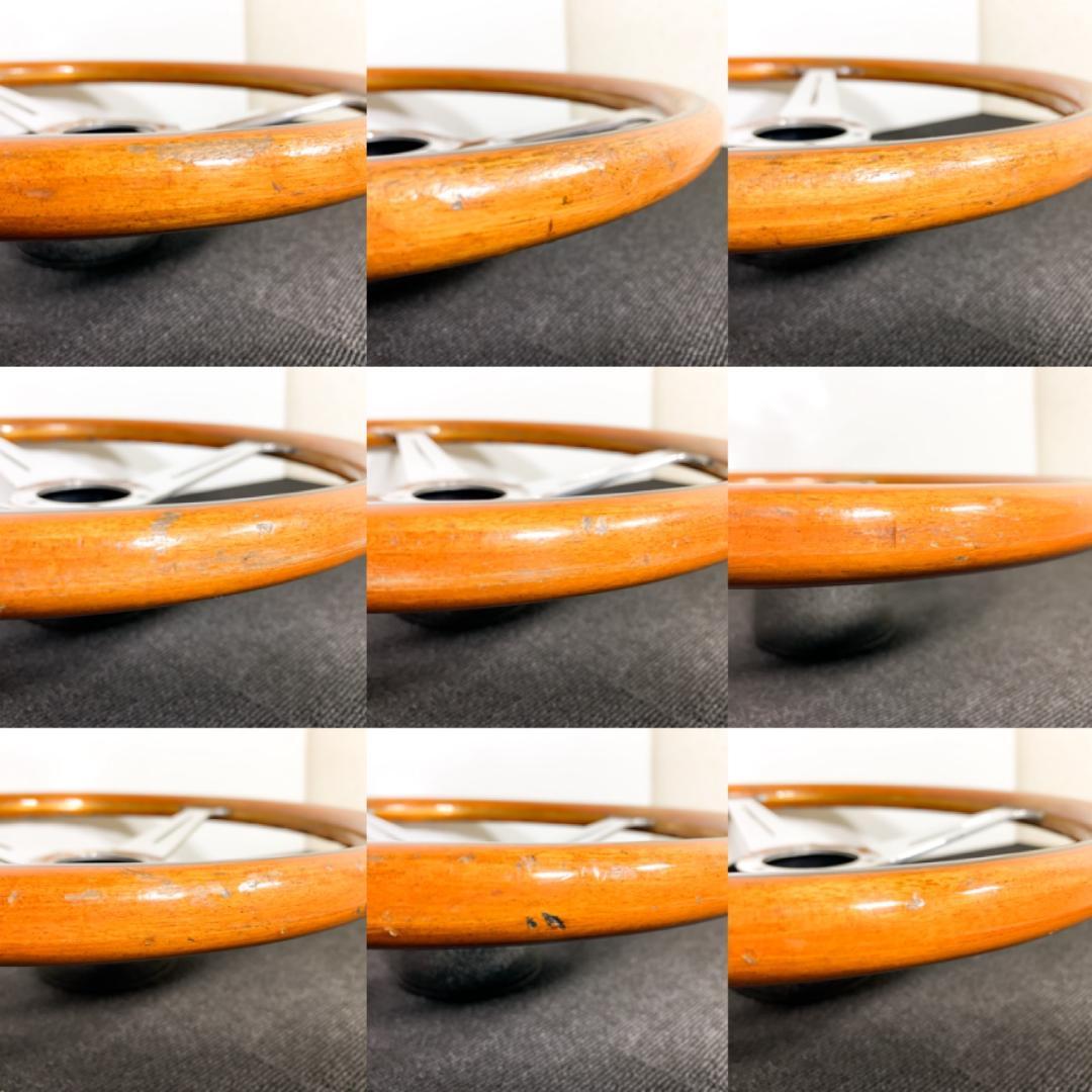 ナルディ クラシック ウッドステアリング おまけホーンボタン・ネジ6本