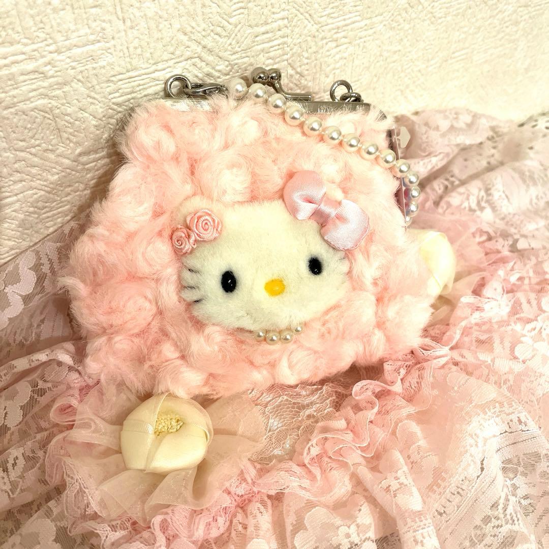レア！キティ パールふわもこミニバッグ パーティー クリスマス ギフト ピンク 945244_db07.jpg?20240704143148
