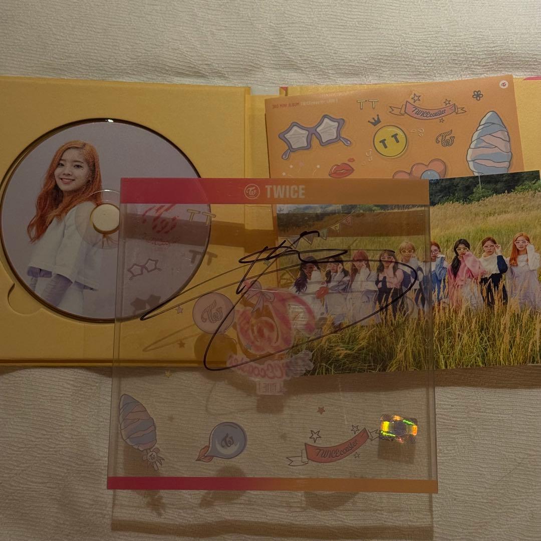 TWICE ツウィ サイン入りCD TWICEcoaster: Lane 1 - メルカリ