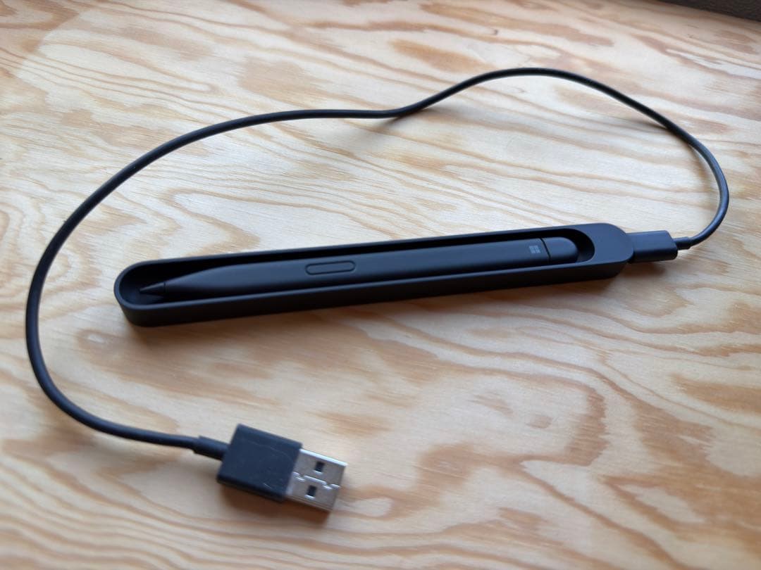 ★中古美品★ Surface スリムペン2+スリムペン充電器 [動作確認済] Surface スリムペン 充電器 純正 マイクロソフト 8X200011 正規品