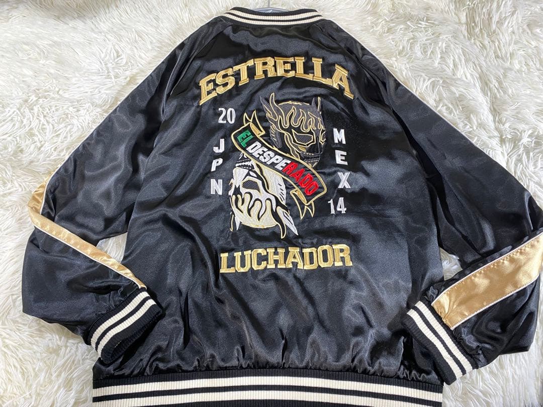 新日本プロレス】エル・デスペラード刺繍スカジャン リバーシブル