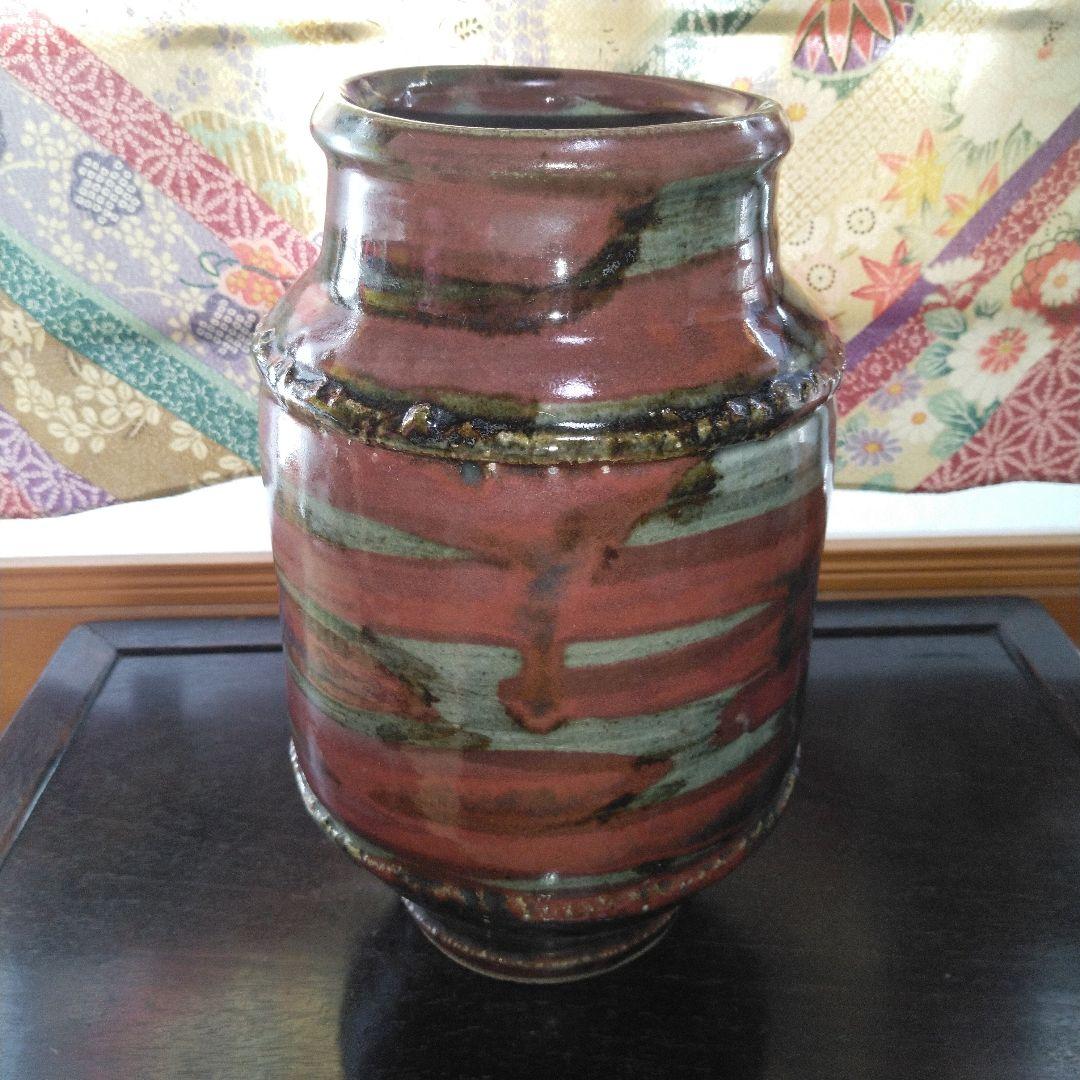 NO343 益子焼　木村一郎　辰砂釉花瓶　師　濱田庄司　河井寛次郎 2026年最新】Yahoo!オークション -木村 一郎(益子)の中古品・新品・未