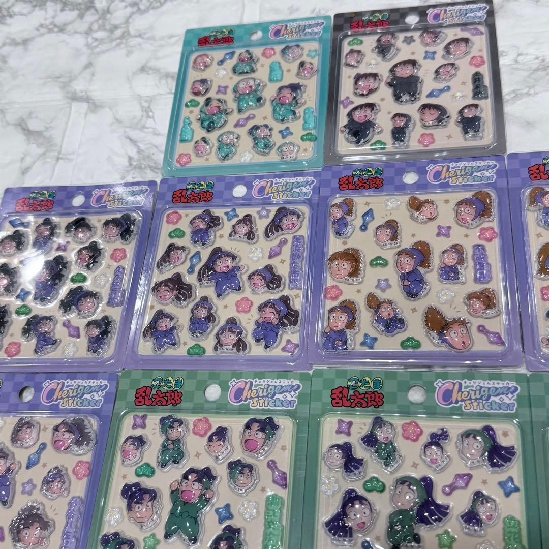 正規品】忍たま乱太郎 チェリジェムステッカー 全14種セット