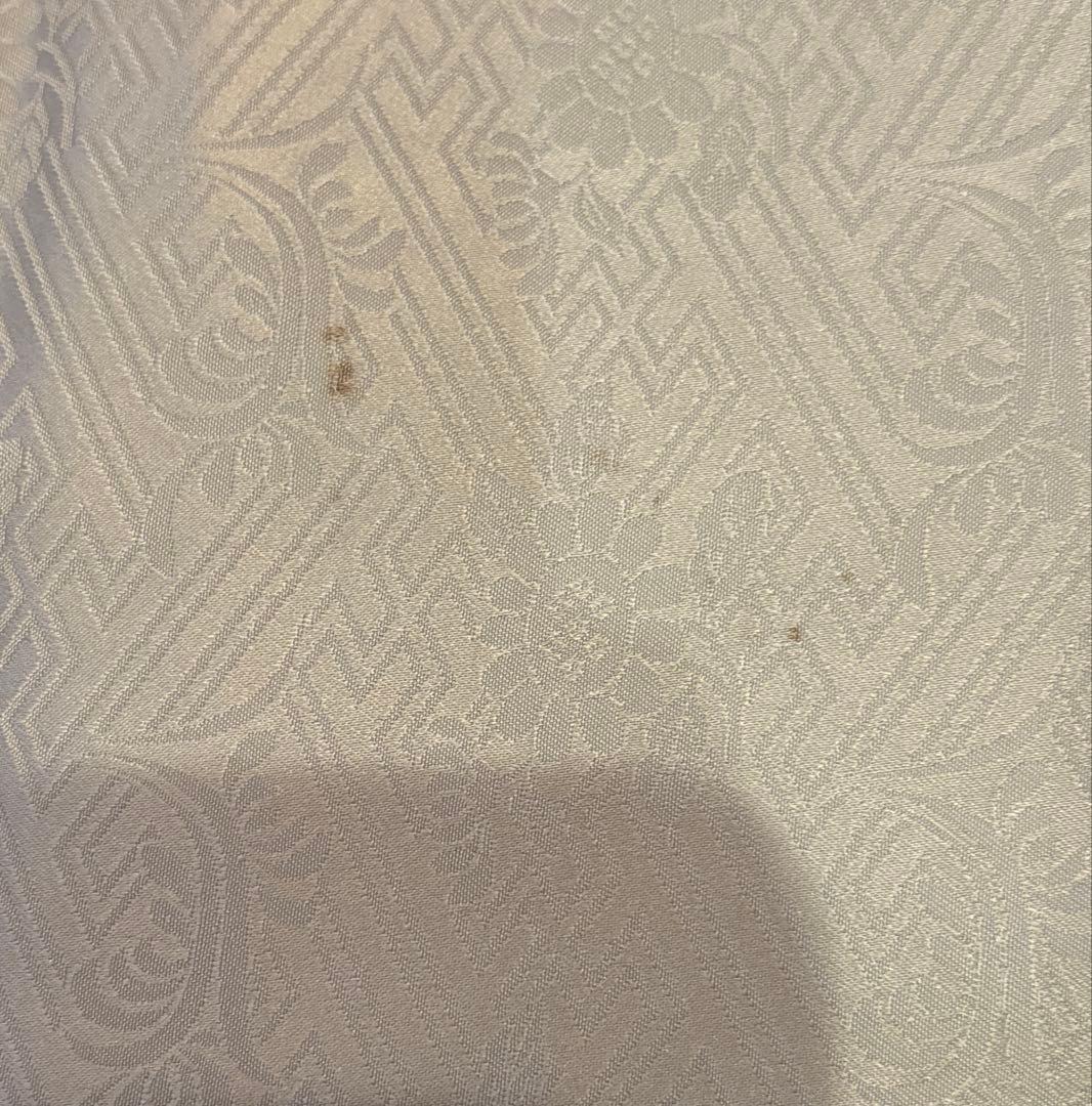 芸舞妓さんのようなはんなりした着こなし　絞り名古屋帯　水色に雲取り　ゑり萬畳紙付