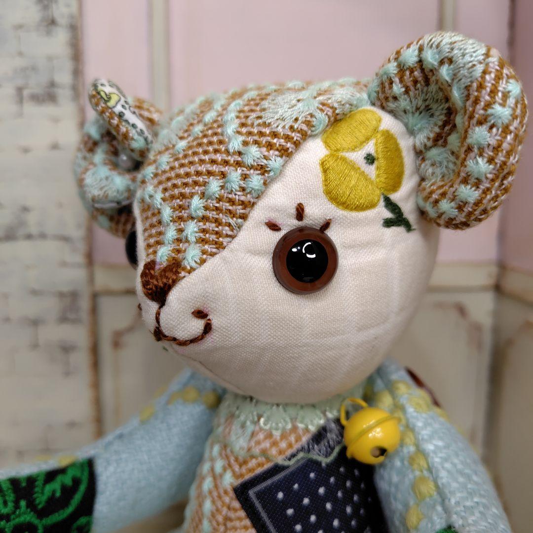 ミナペルホネン＊ハンドメイド＊ぬいぐるみ＊テディベア＊43 - メルカリ