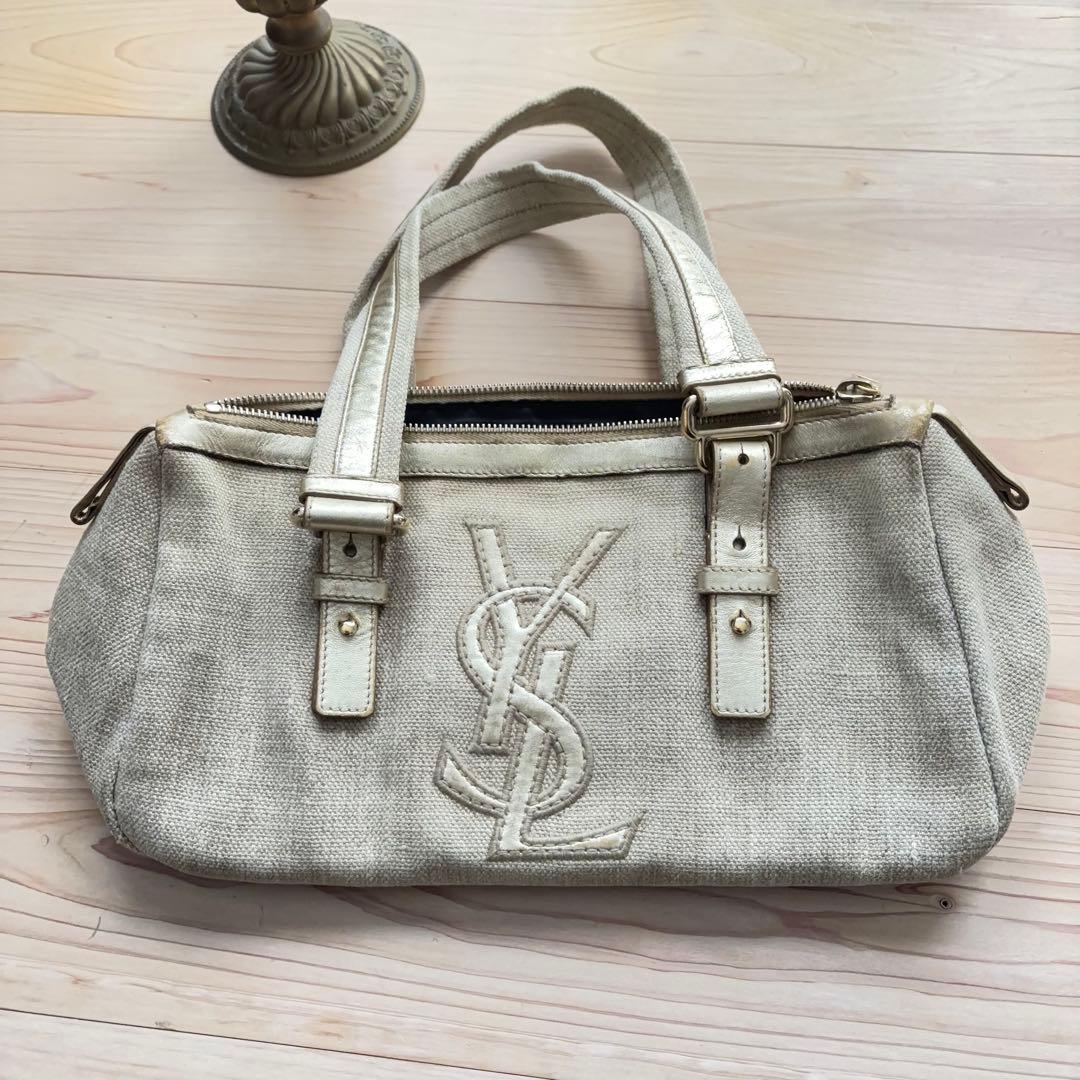 イブサンローラン】ヴィンテージ カハラ ミニボストン ハンドバッグ