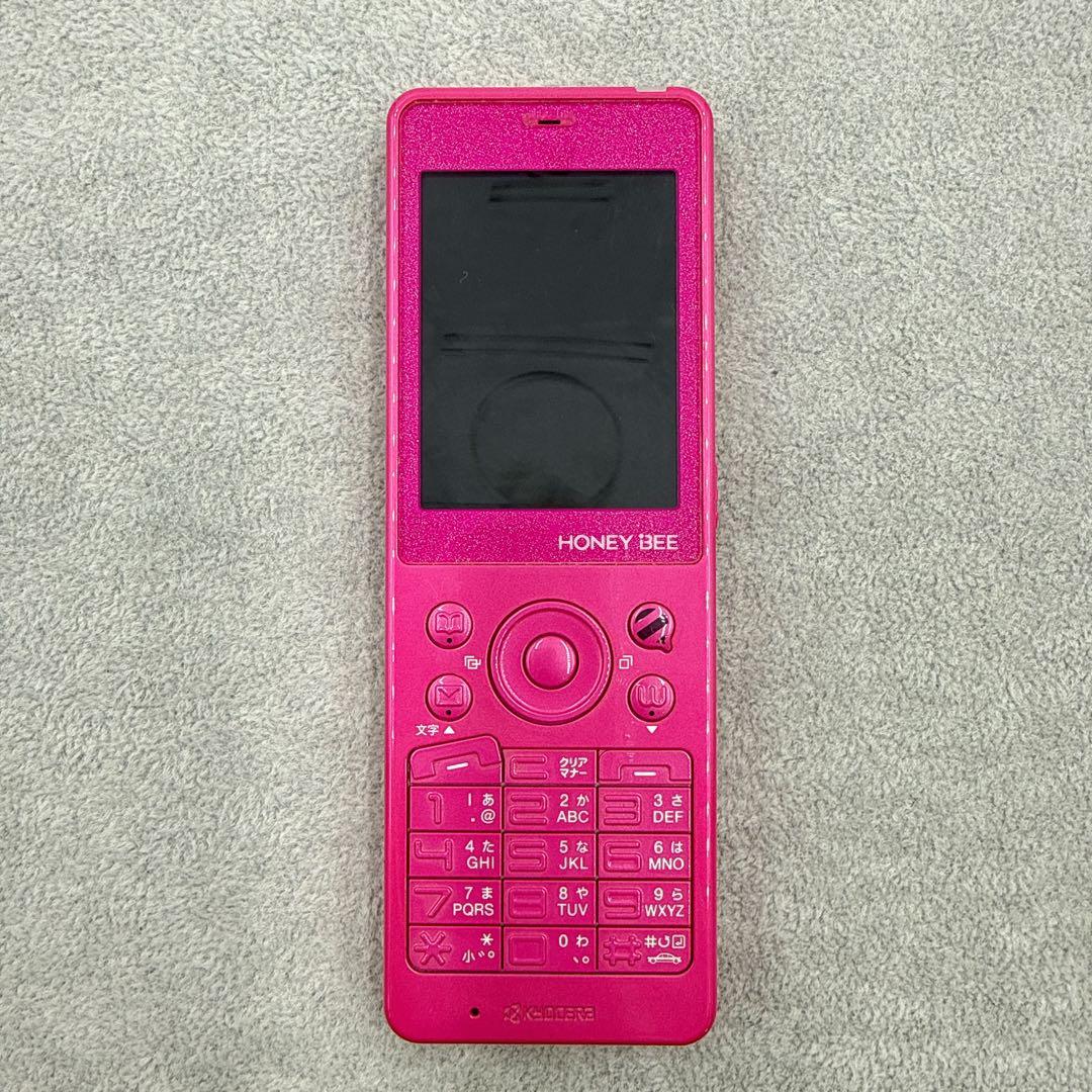 WILLCOM KYOCERA HONEY BEEコラボ 携帯電話 ガラケー - メルカリ