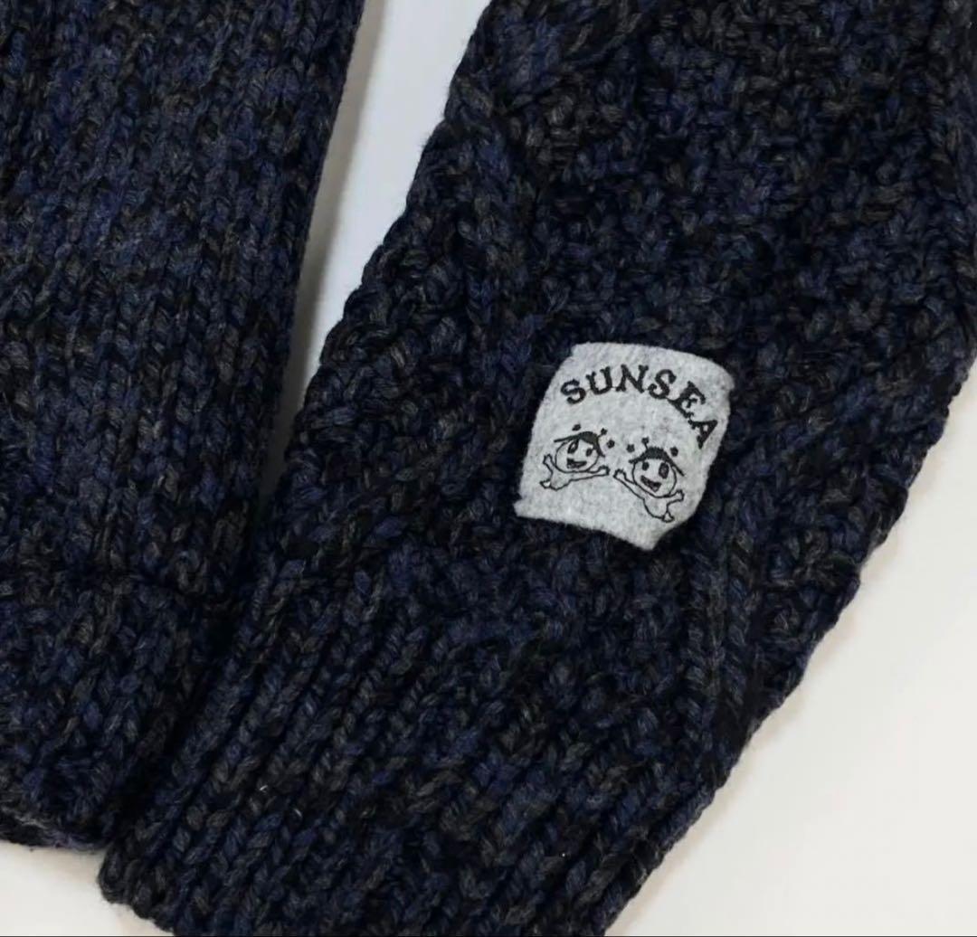 SUNSEA ベルテッド フィッシャーマンセーター 3 チャコール - メルカリ