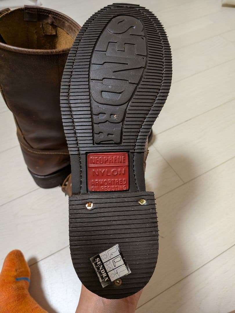 センドラ　エンジニアブーツ　ベッカム愛用モデル　27.5cm