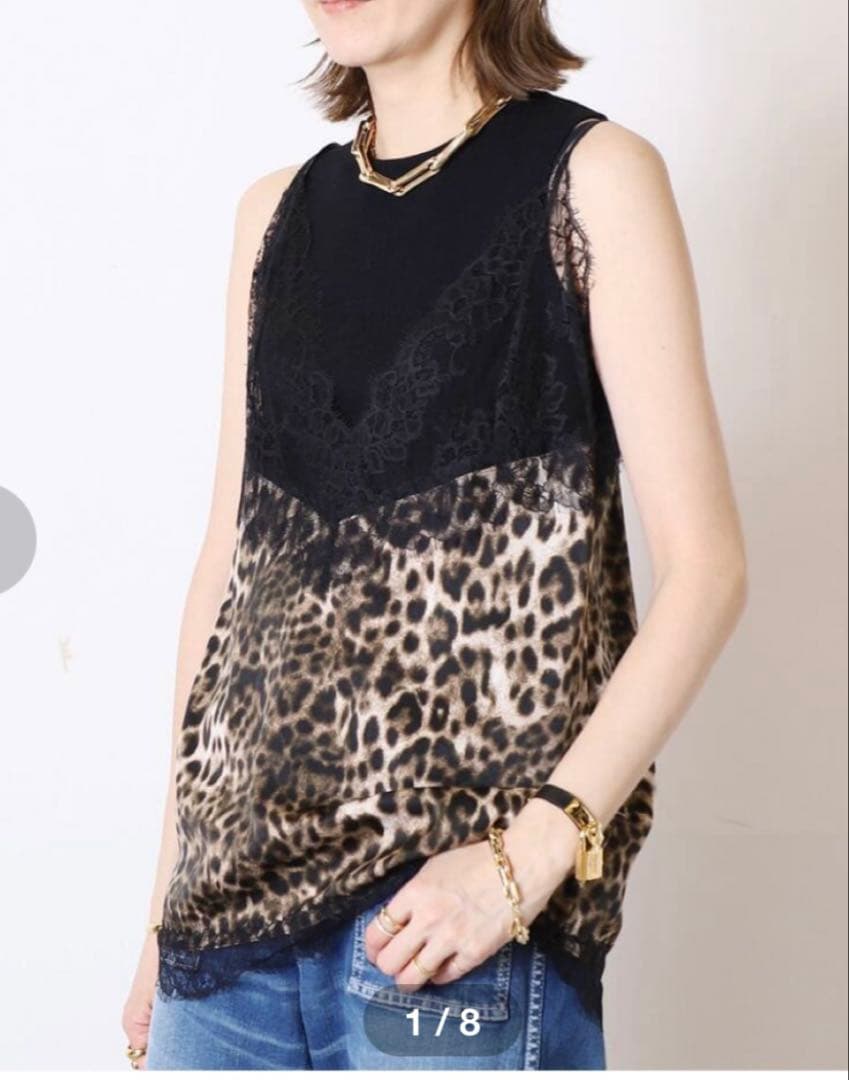 MUSE ミューズ　LEOPARD LACE Col Pierrotキャミソール Col Pierrot/コルピエロ】LISA Leopard ドレス（ワンピース）｜MUSE de