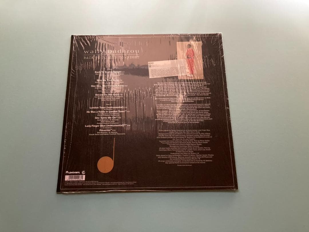 美品LP】Wally Badarouのレアグルーヴ/モダン・ブギー傑作アルバム