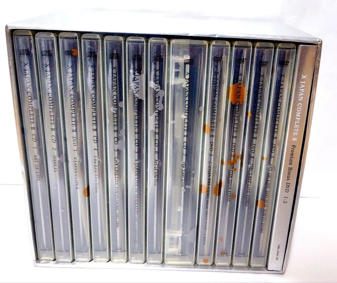 【入手困難】X JAPAN/COMPLETE II CD7作品 + DVD7作品