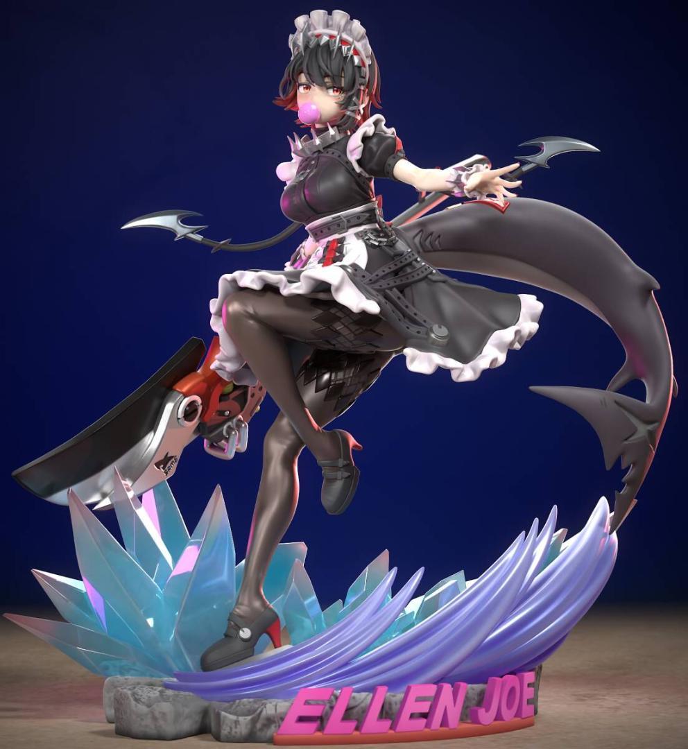 ガレージキット ゼンレスゾーンゼロ エレン・ジョー / 未塗装未組立